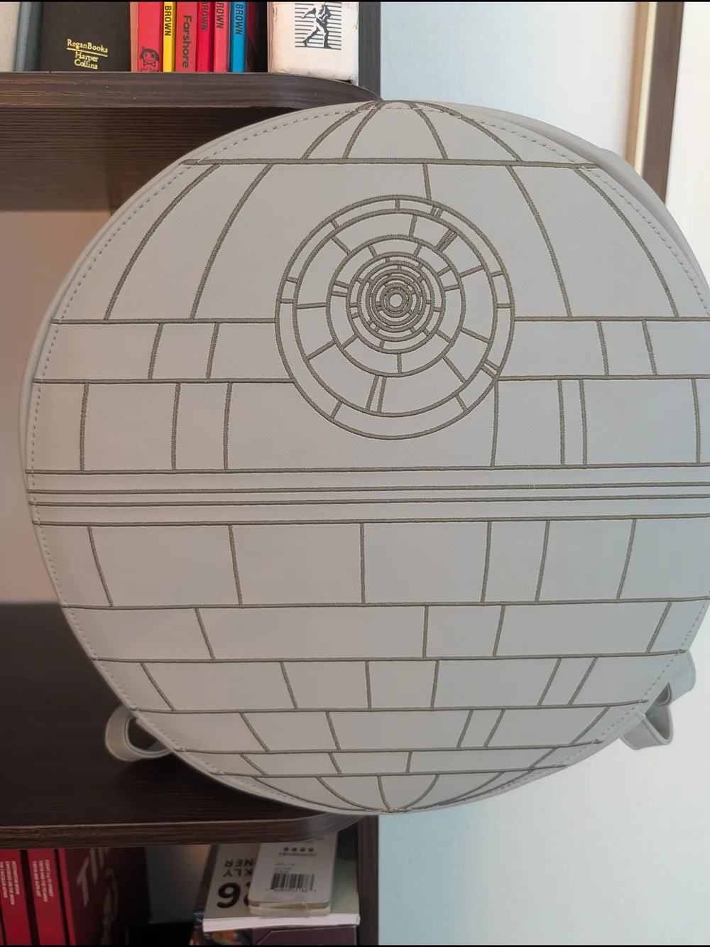 Star Wars White Round Crossbody with Stormtrooper Lined Interior